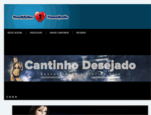 Tablet Screenshot of cantinhodesejado.com